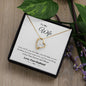 To My Wife | Love Your Husband | Forever Love Necklace