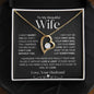 To My Beautiful Wife | Forever Love Necklace