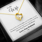 To My Wife | Love Your Husband | Forever Love Necklace