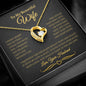 To My Beautiful Wife | Forever Love Necklace | Black & Gold