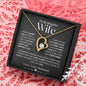 To My Beautiful Wife | Forever Love Necklace
