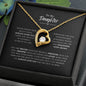 To My Daughter| Heart Necklace