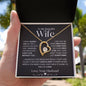 To My Beautiful Wife | Forever Love Necklace