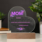 Mom | Love Your Son | Heart Acrylic
