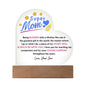 Super Mom | From Son | Acrylic Plaque