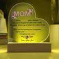 Mom | Love Your Son | Heart Acrylic