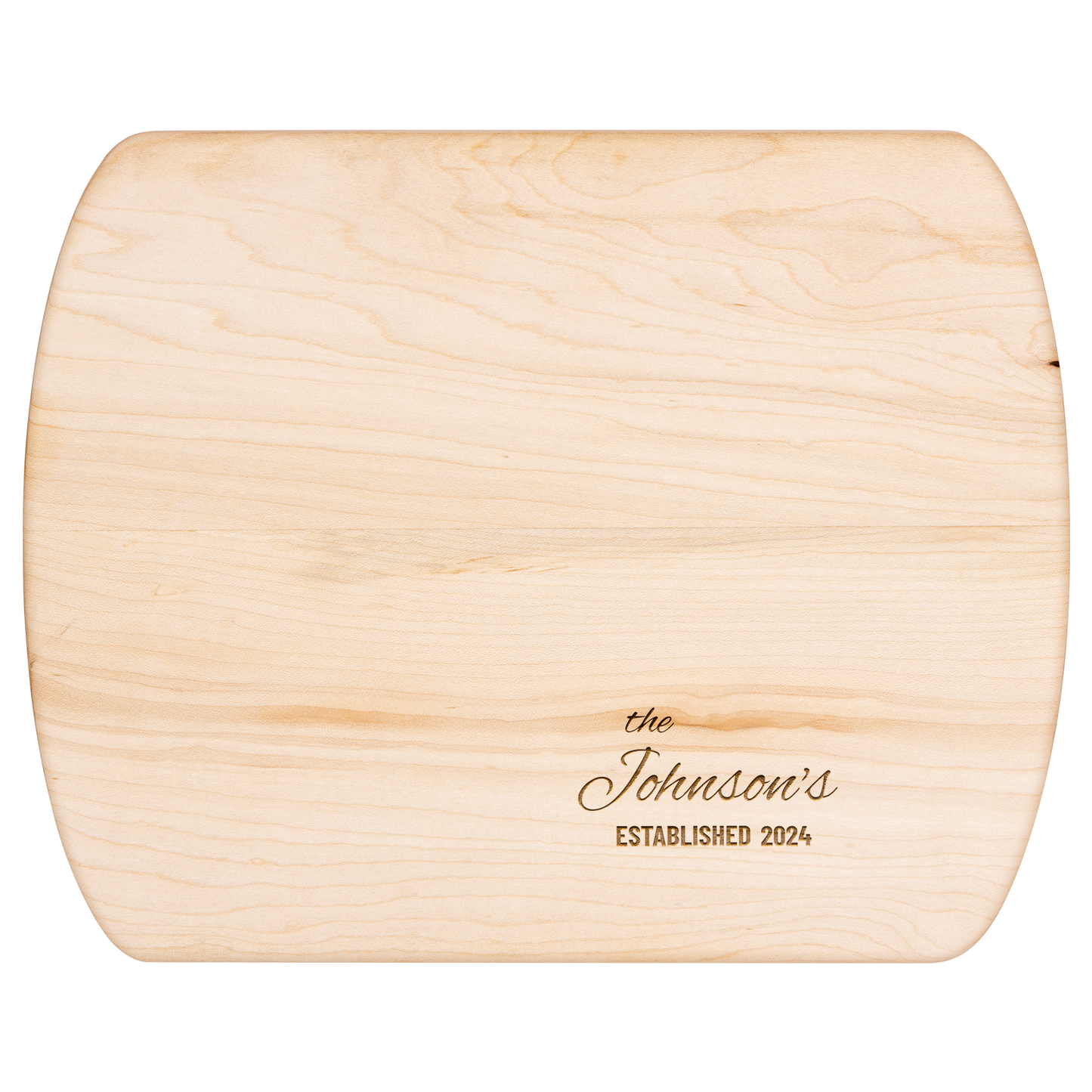 Personalized Family Name Wooden Cutting Board