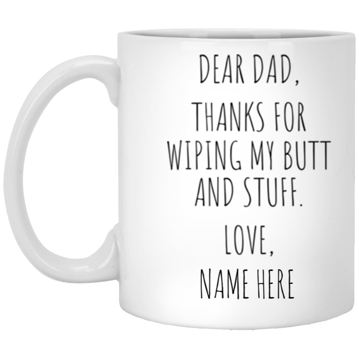 Dear Dad Personalized Mug