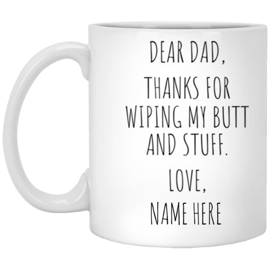 Dear Dad Personalized Mug