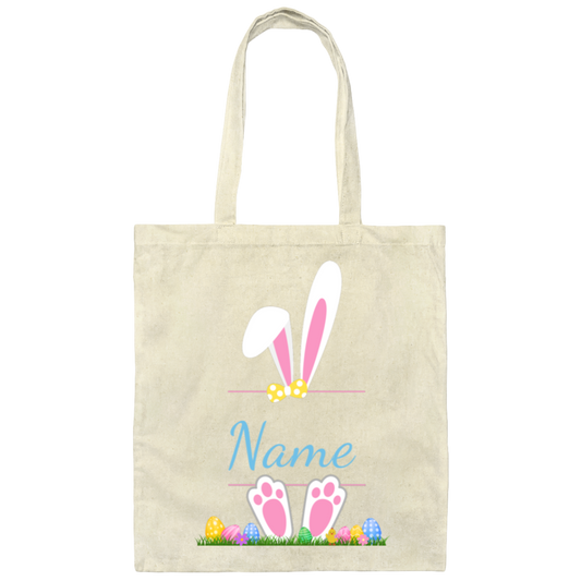 Personalized Easter Basket | Canvas Tote Bag