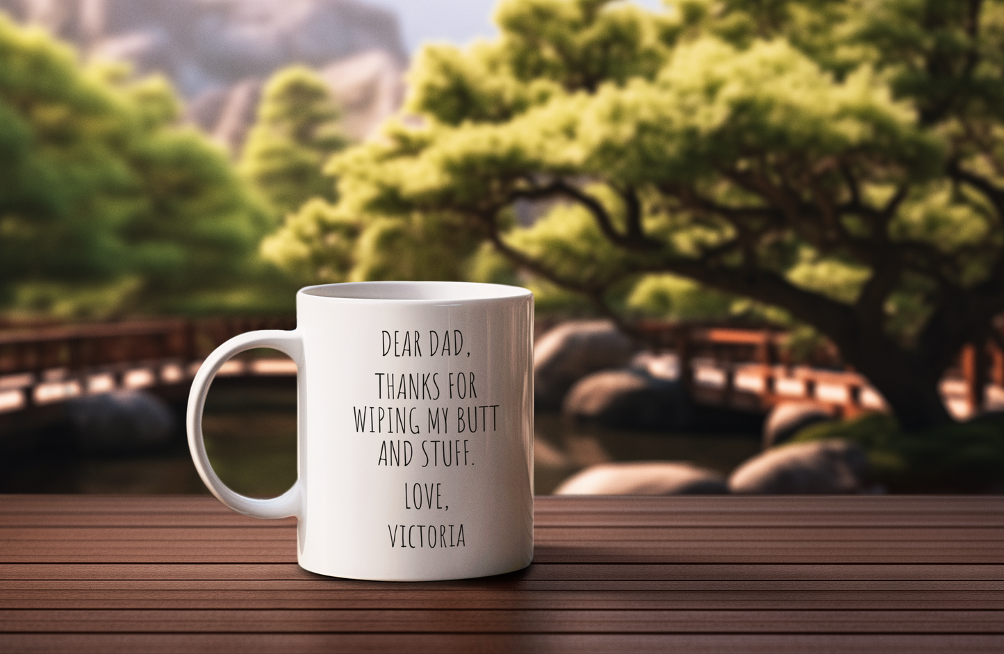 Dear Dad Personalized Mug