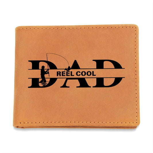 Reel Cool Dad Leather Wallet