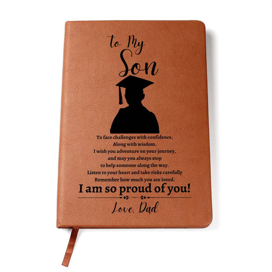 Son Leather Journal | Love Dad | Graduation Gift