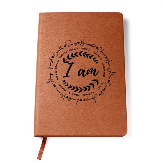 I AM | SCRIPTURE LEATHER JOURNAL