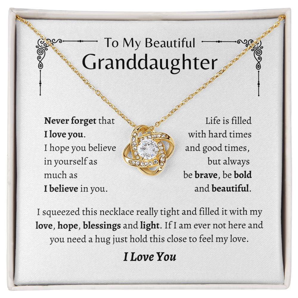 Granddaughter | Love Knot Necklace