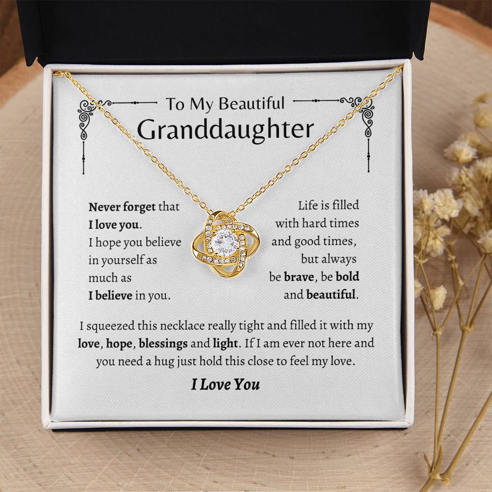 Granddaughter | Love Knot Necklace