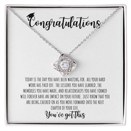 Congratulations | Love Knot Necklace