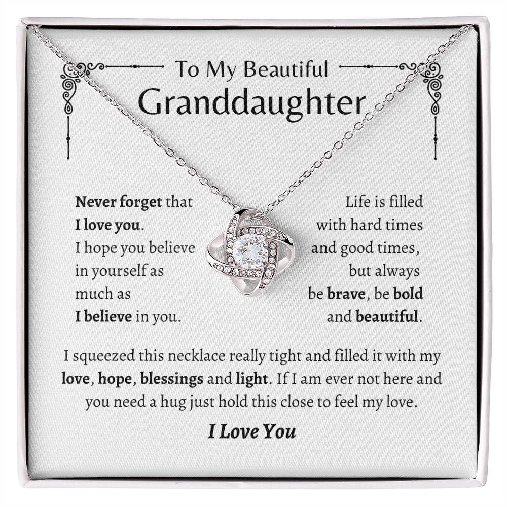 Granddaughter | Love Knot Necklace
