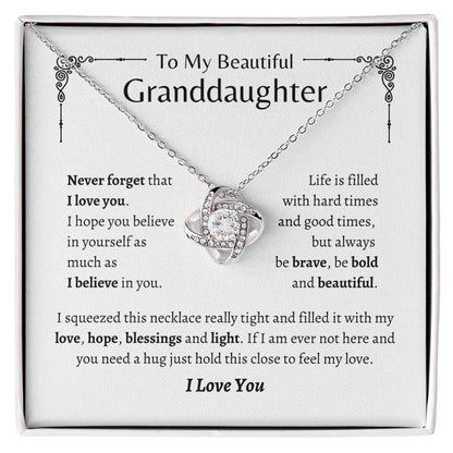 Granddaughter | Love Knot Necklace