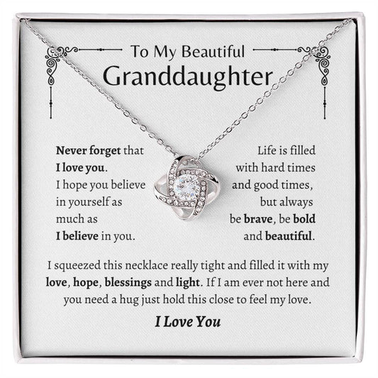 Granddaughter | Love Knot Necklace
