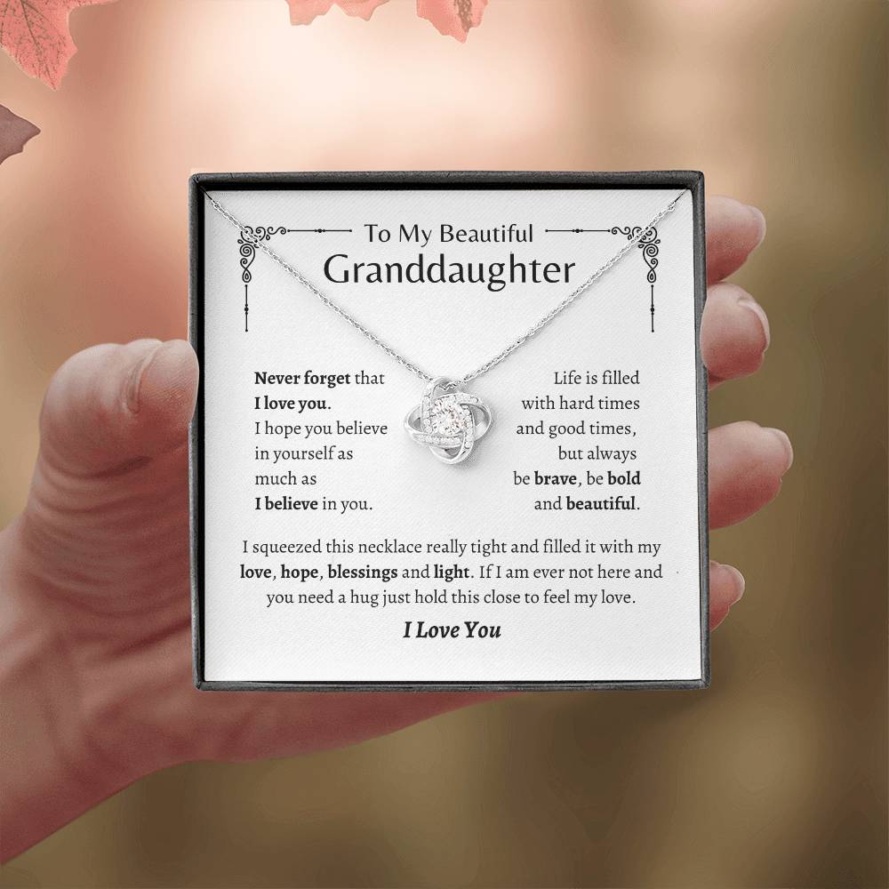 Granddaughter | Love Knot Necklace