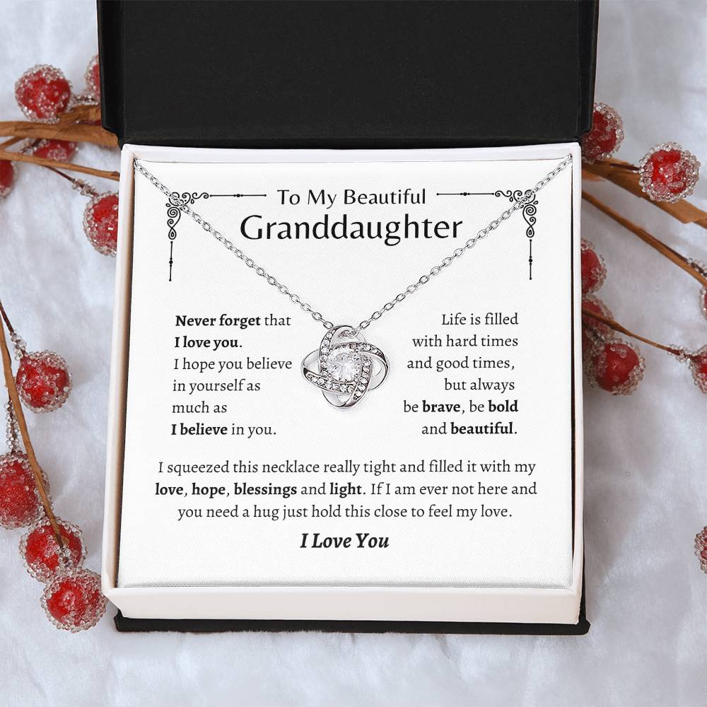 Granddaughter | Love Knot Necklace