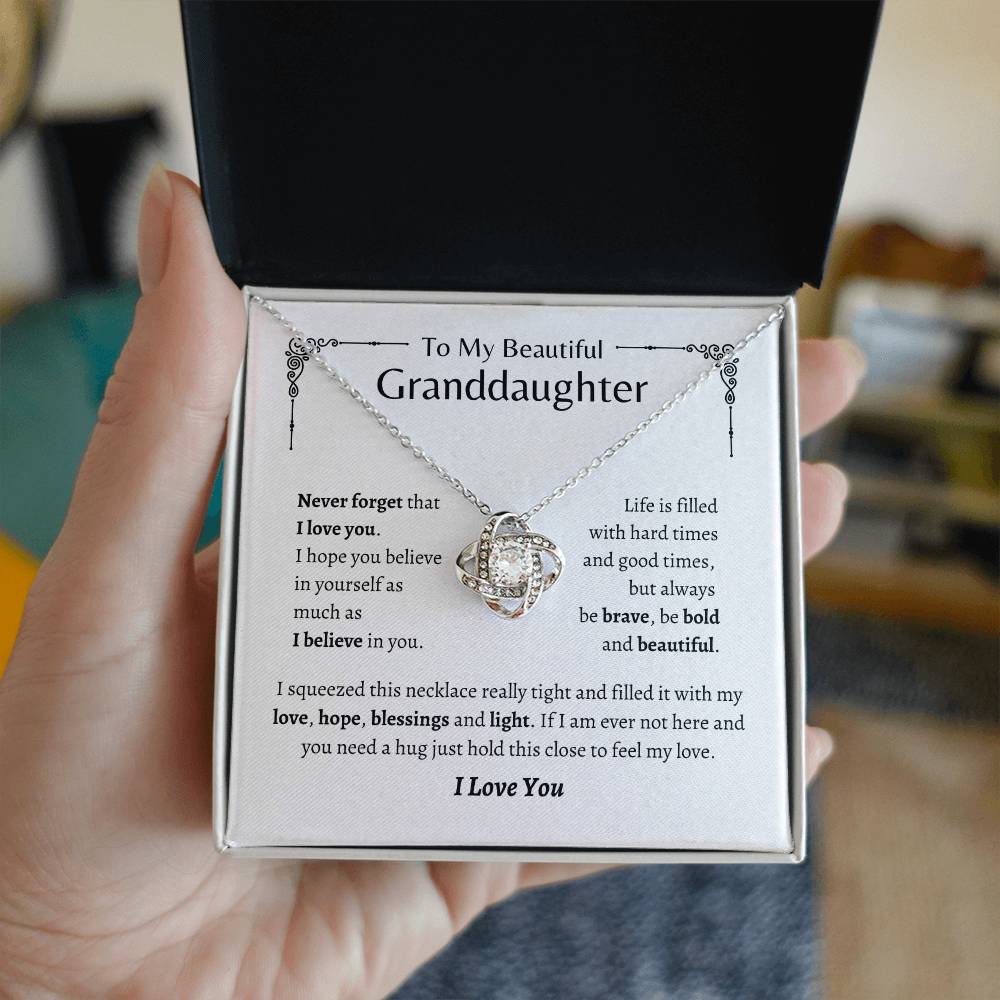 Granddaughter | Love Knot Necklace