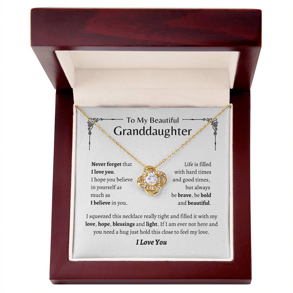 Granddaughter | Love Knot Necklace
