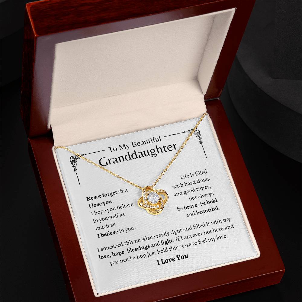 Granddaughter | Love Knot Necklace