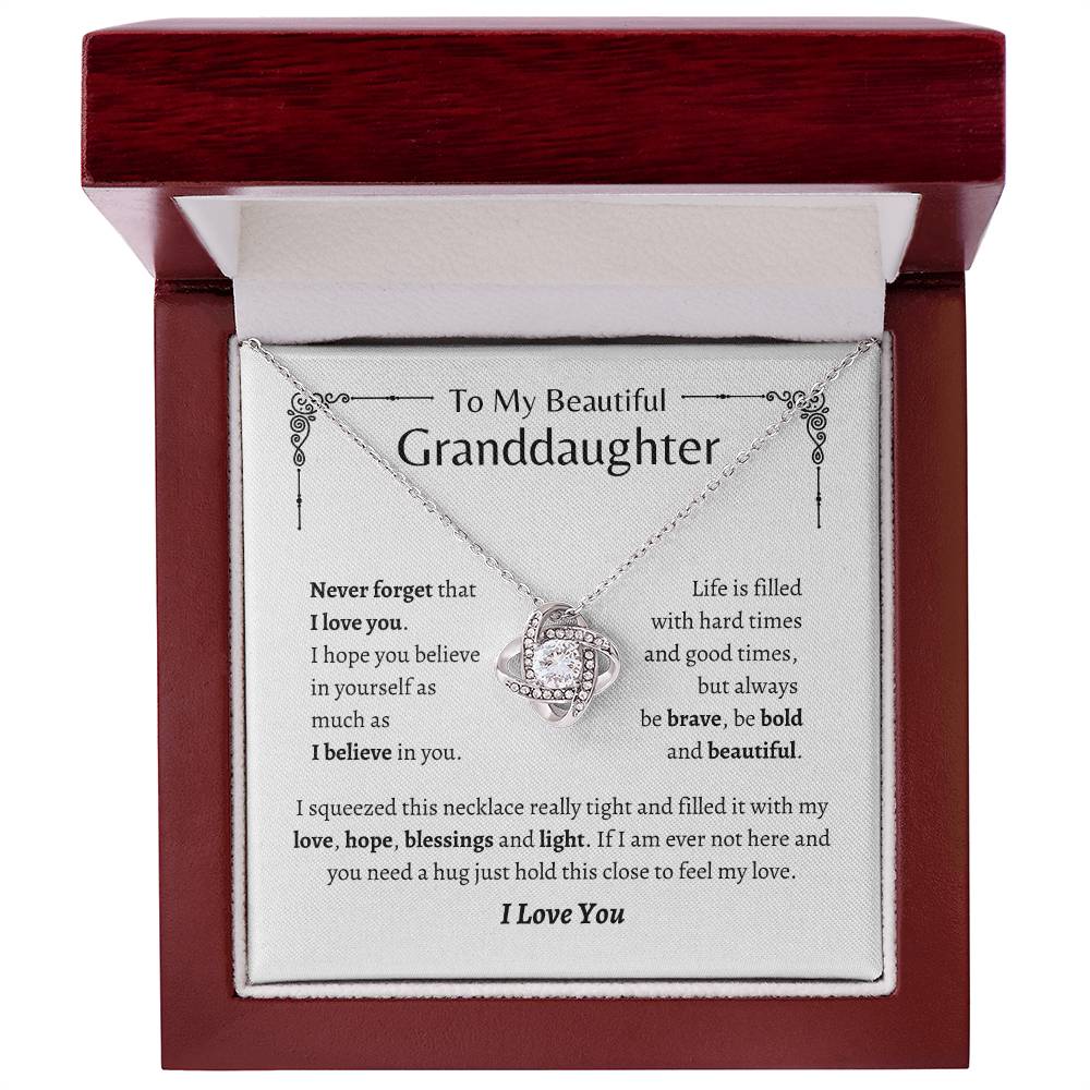 Granddaughter | Love Knot Necklace