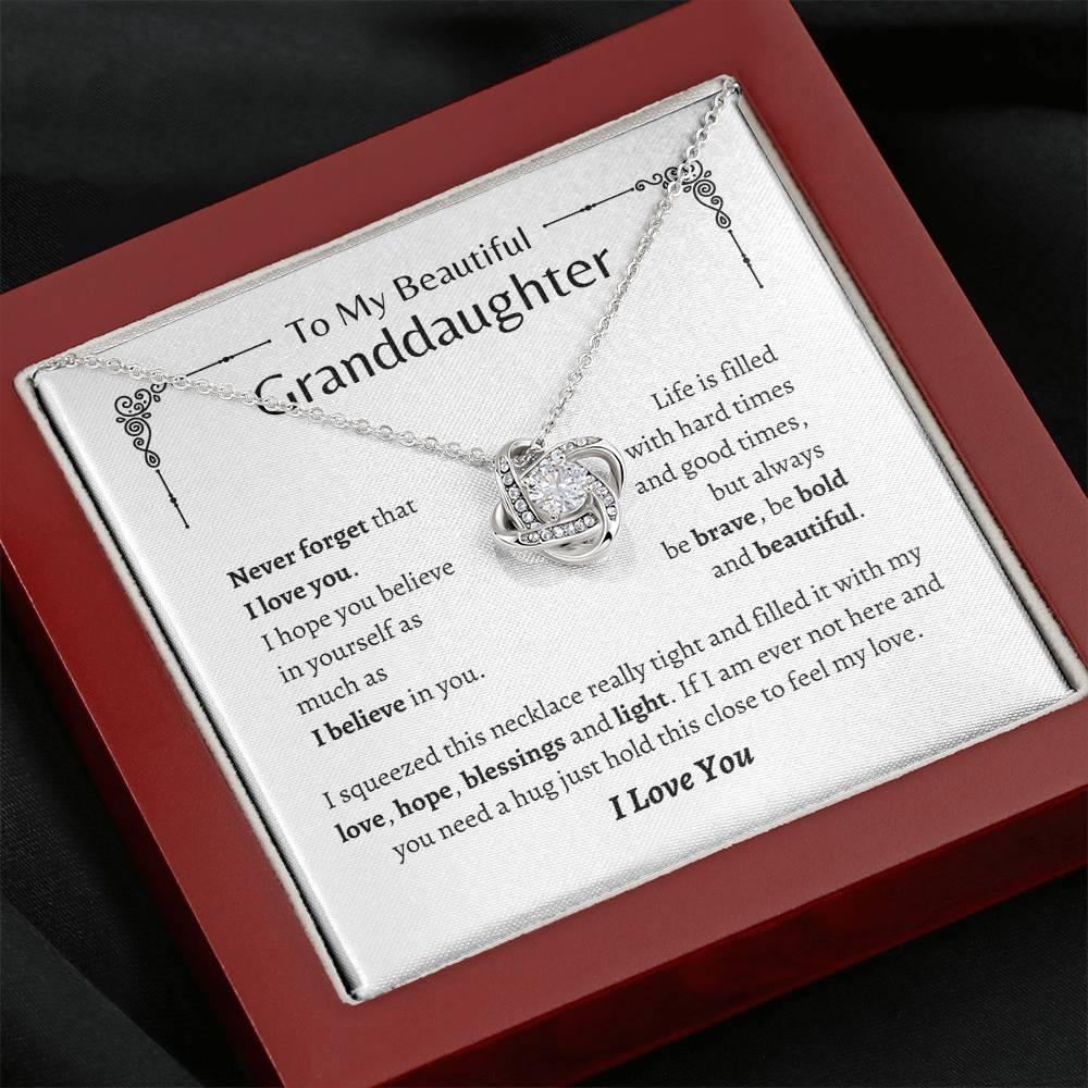 Granddaughter | Love Knot Necklace
