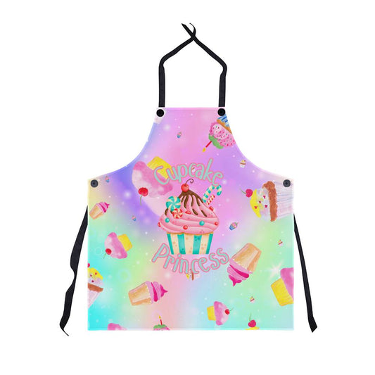 Cupcake Princess Apron | Girls Cooking Party | Girls Birthday Apron | Cupcake Party