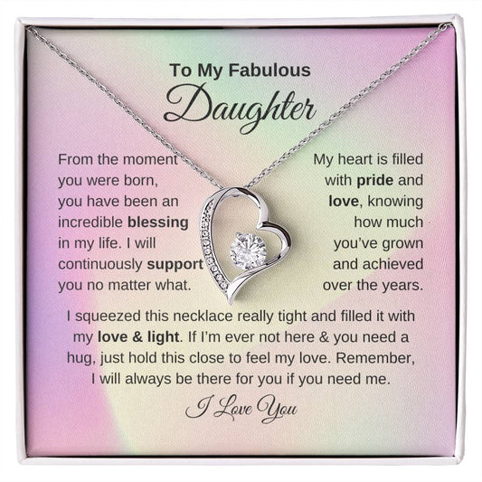 To My Fabulous Daughter | Love & Light | Forever Love Necklace