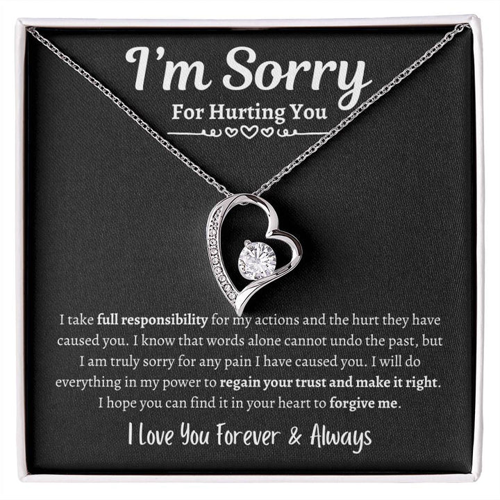 I'm Sorry For Hurting You | Forever Love Necklace