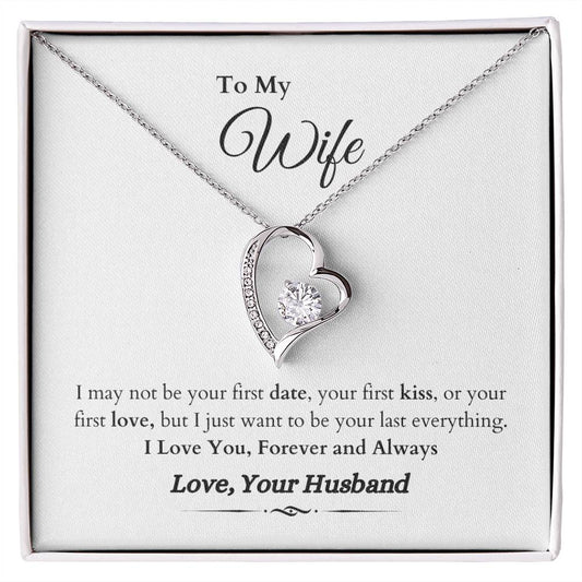 To My Wife | Love Your Husband | Forever Love Necklace