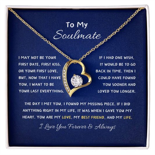 To My Soulmate | Forever Love Necklace