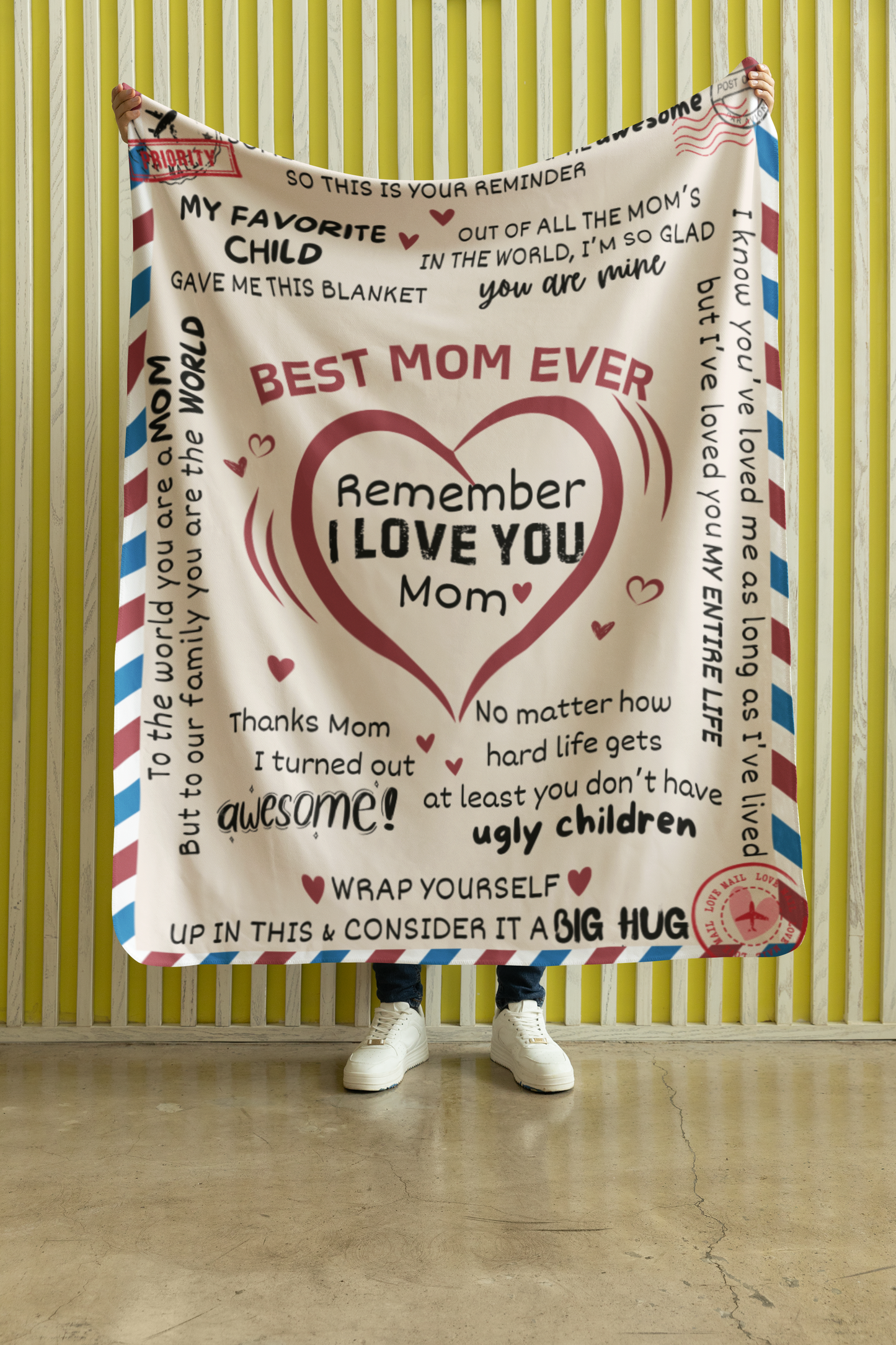 Best Mom Ever Blanket | Mother's Day | Birthday | Holiday