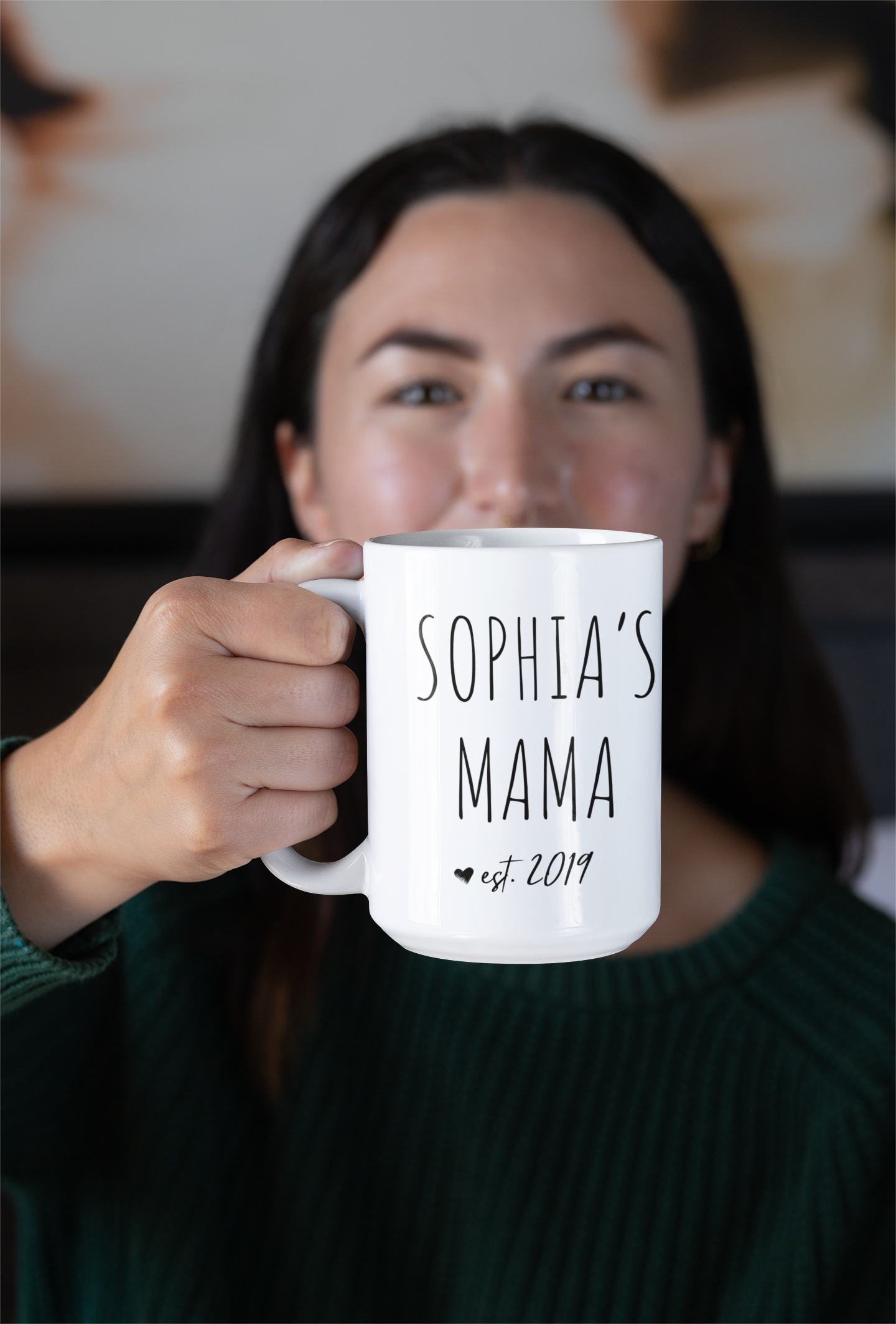 Personalized Mama Mug Personalized Mama Mug - 15oz